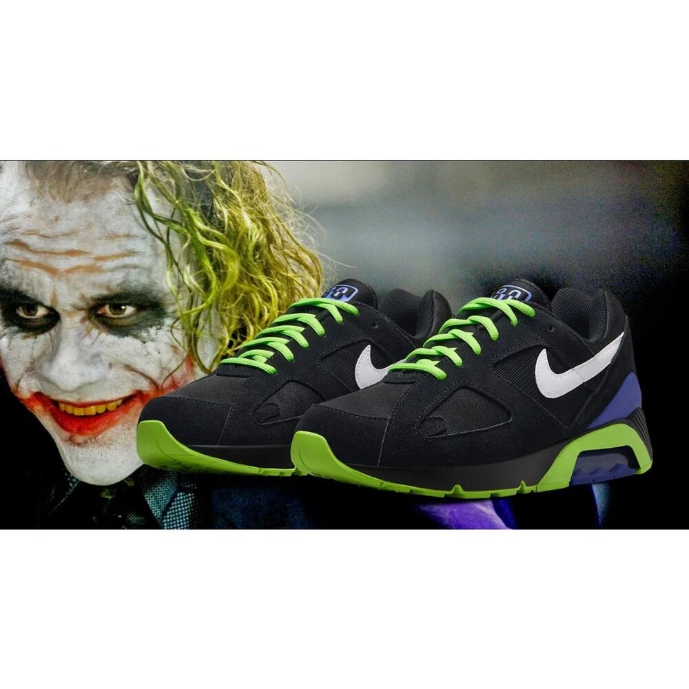 Nike Air Max 180 QS Gotham “Joker” FZ3058-001 Black/White Mens 10.5 NEW Sold Out